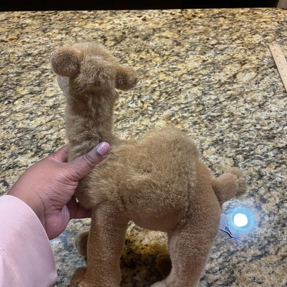 Vintage 1992 One Hump Camel Plush Brown Hump Stuffed‎ Toy Animal 12